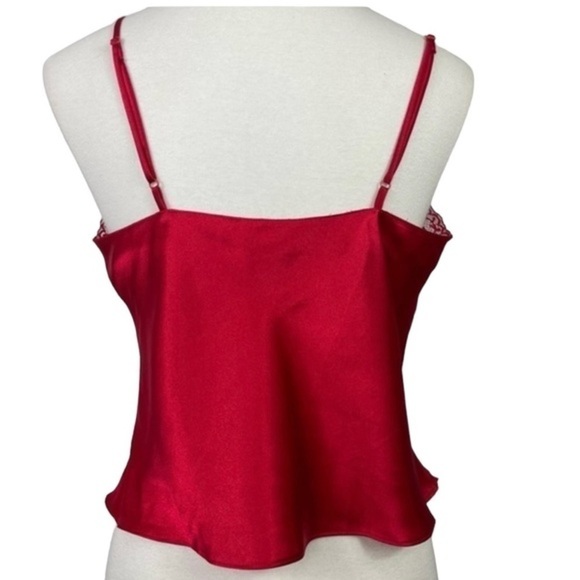 Victoria’s Secret Vintage Gold Label Scarlet Red Button Front Cami - Picture 4 of 8